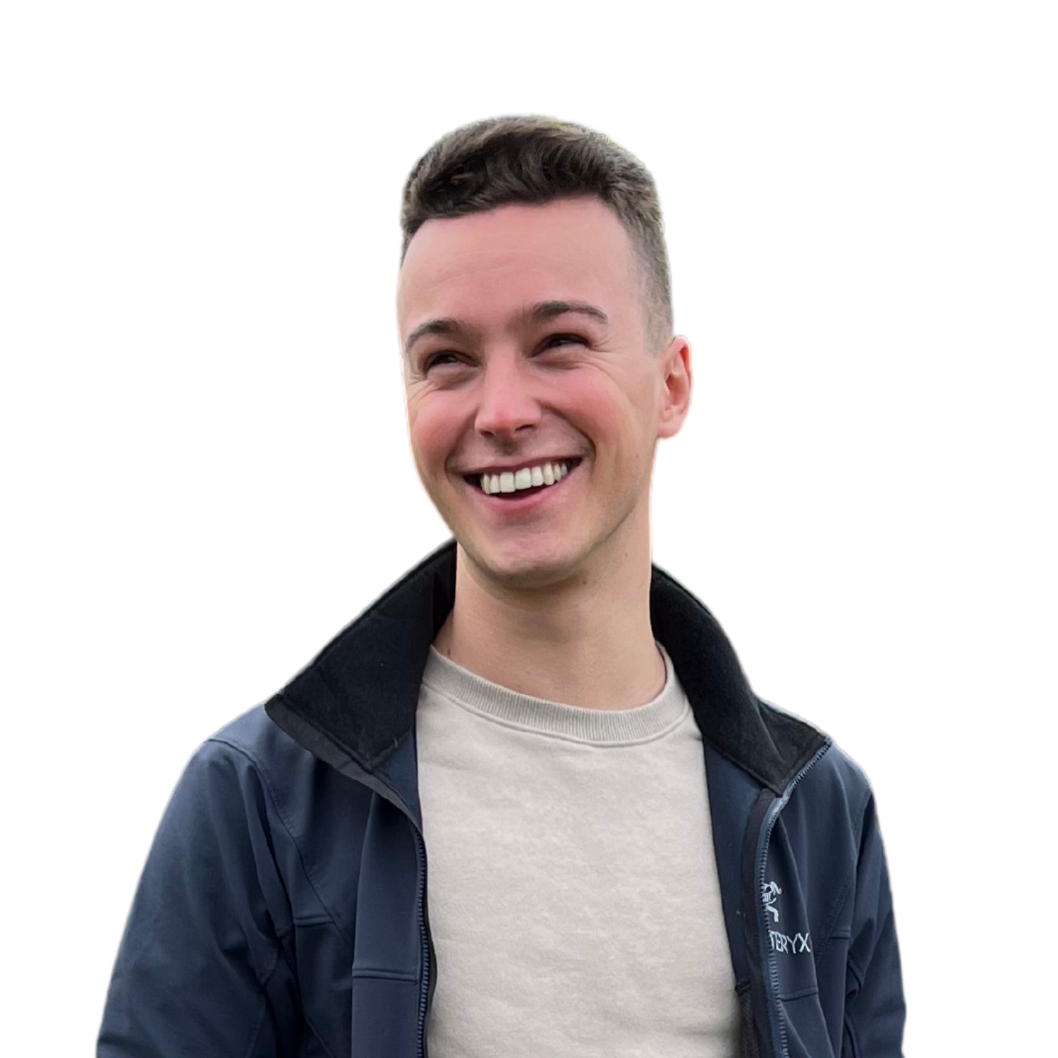 Candid headshot of Andrew